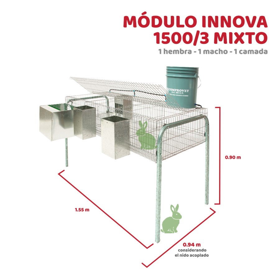 MÃ³dulo Innova 1500 3 secciones 