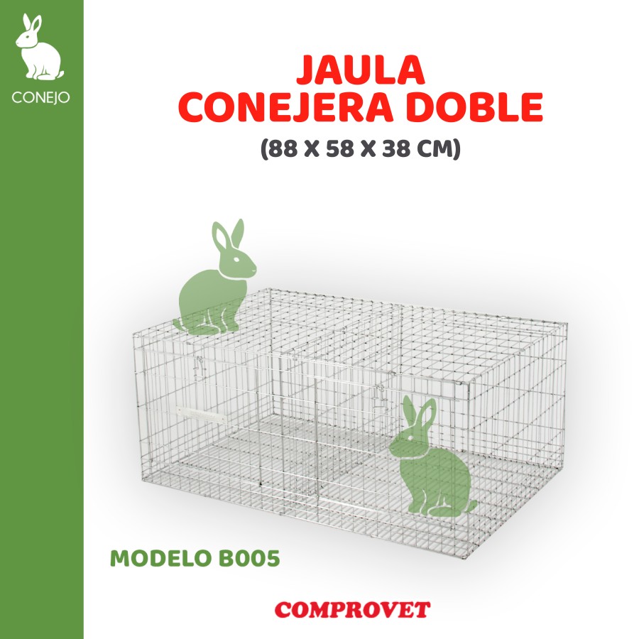 Conejera Americana Doble 