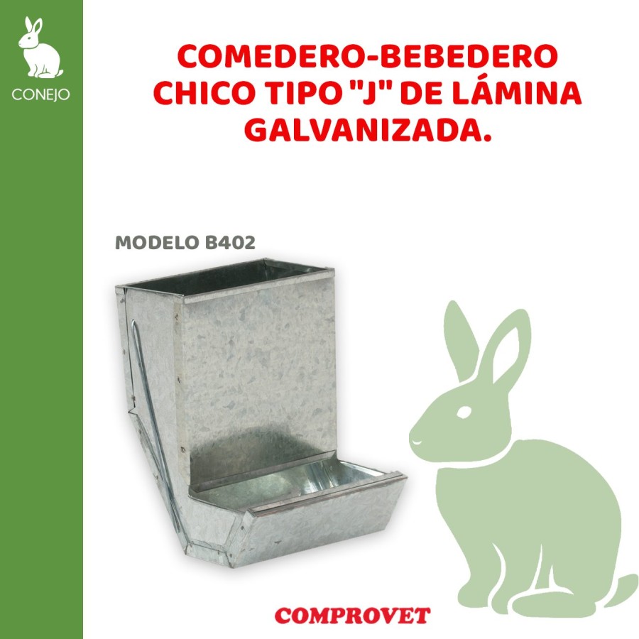 Comedero-bebedero chico tipo 