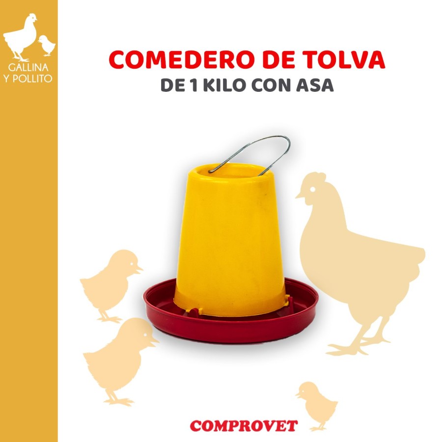 Comedero de Tolva de 1 Kilo