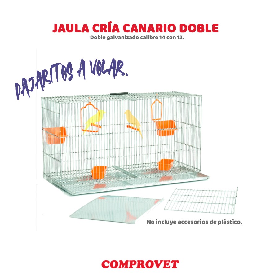 �Jaula CrÃ­a de Canarios DOBLE