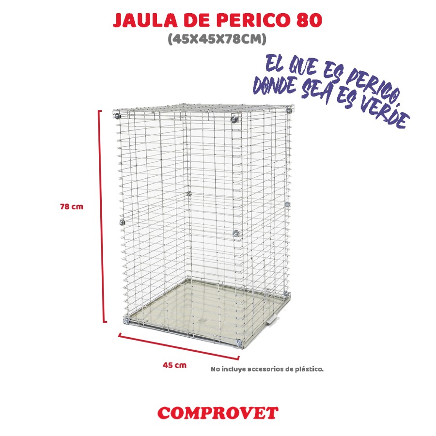 Jaula perico 80.