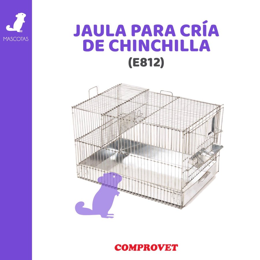 Jaula para cría de chinchilla